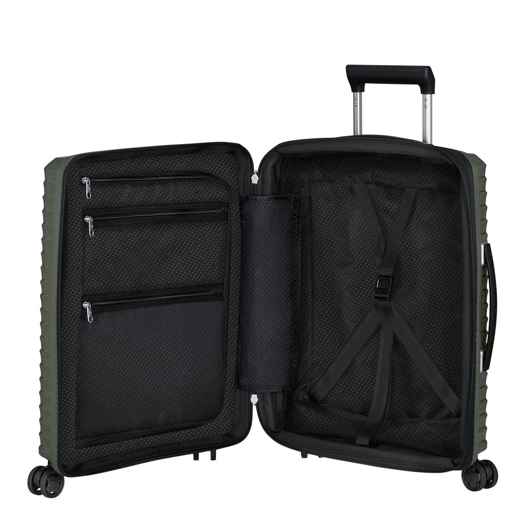 Upscape - 4 Tekerlekli Körüklü Kabin Boy Valiz 55cm