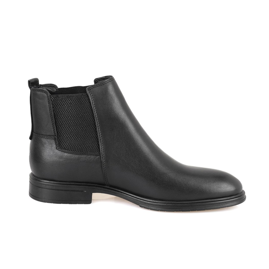 Urien Siyah Erkek Lastikli Deri Chelsea Bot