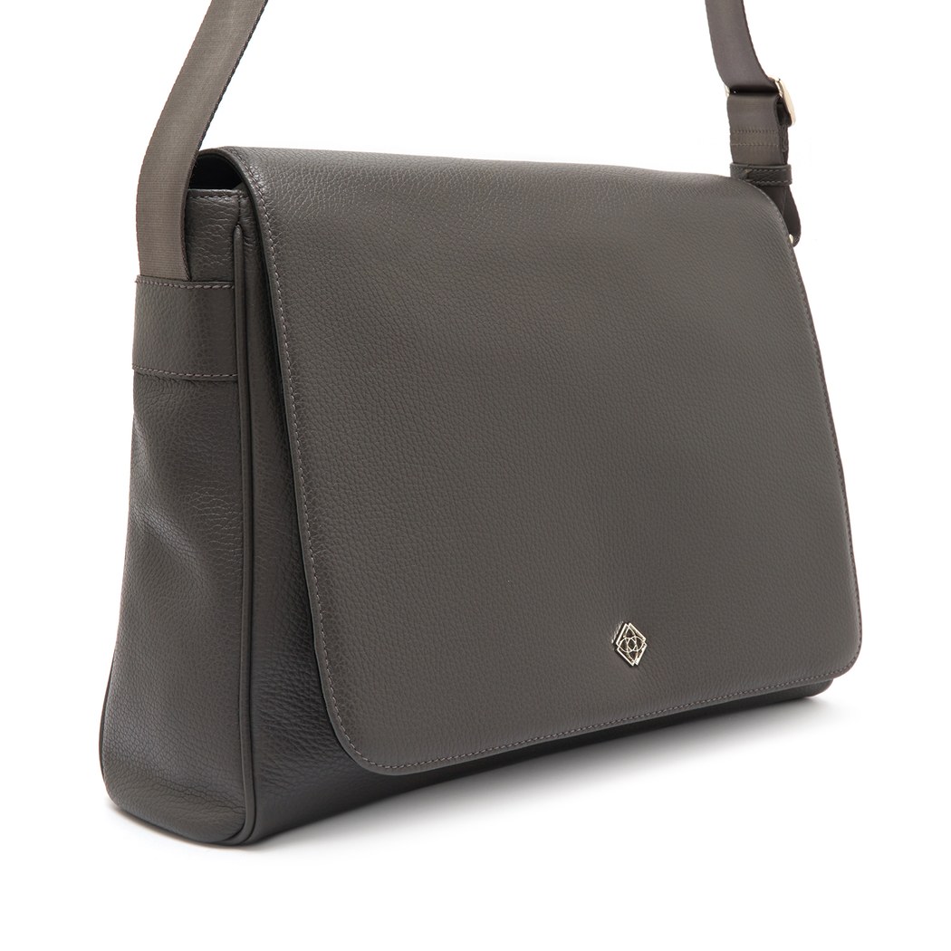 Verena Antrasit Erkek Deri Postacı Çantası