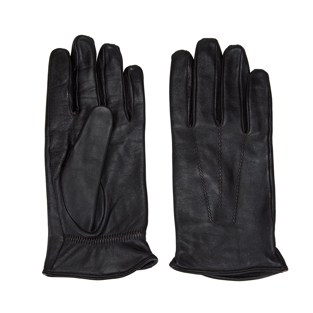 Vespera Kahve Erkek Lastikli Deri Eldiven