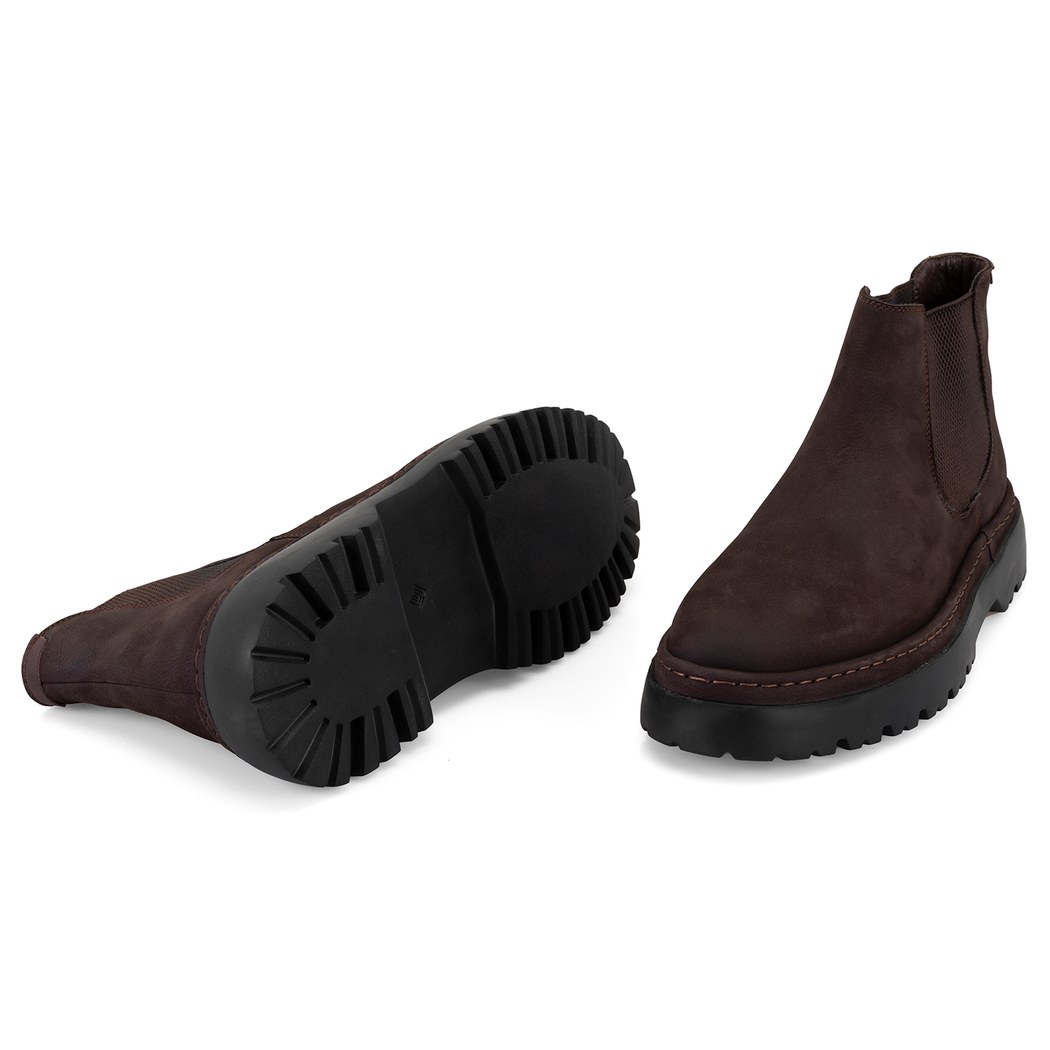 Vicentane Kahve Erkek Deri Bot