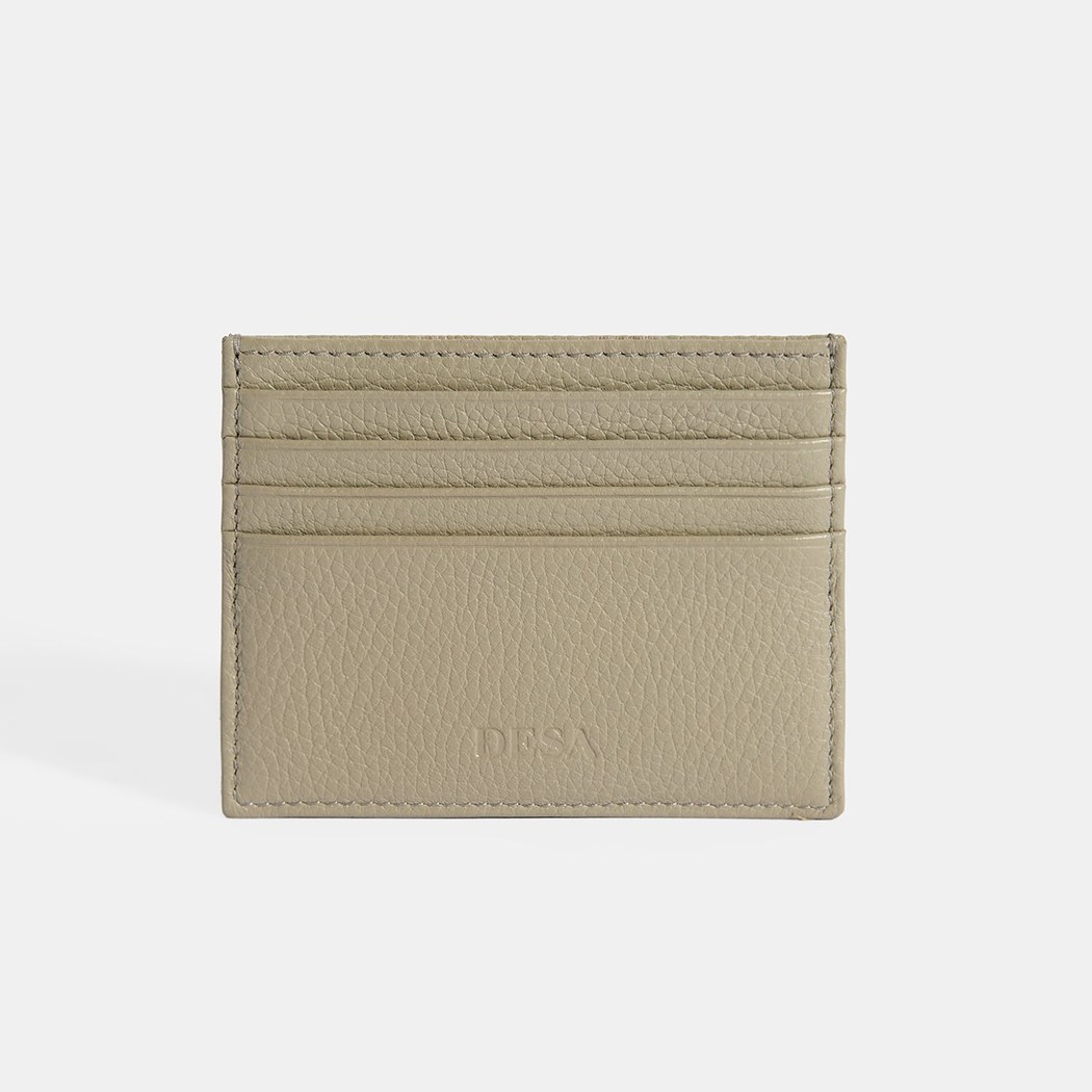 Vidal Gri Kadın Deri Kartlık