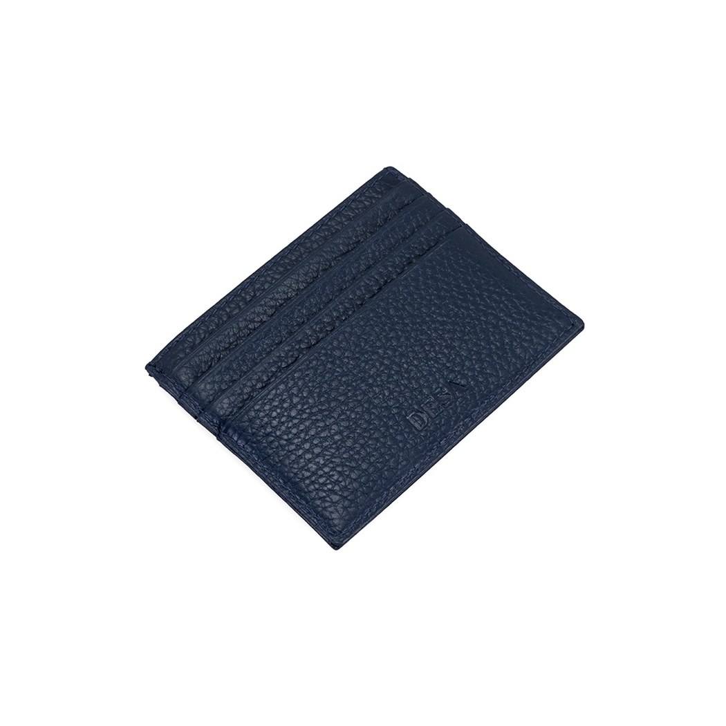 Vidal Lacivert Erkek Deri Kartlık