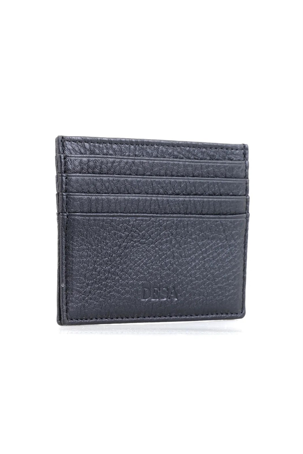 Vidal Siyah Erkek Deri Kartlık