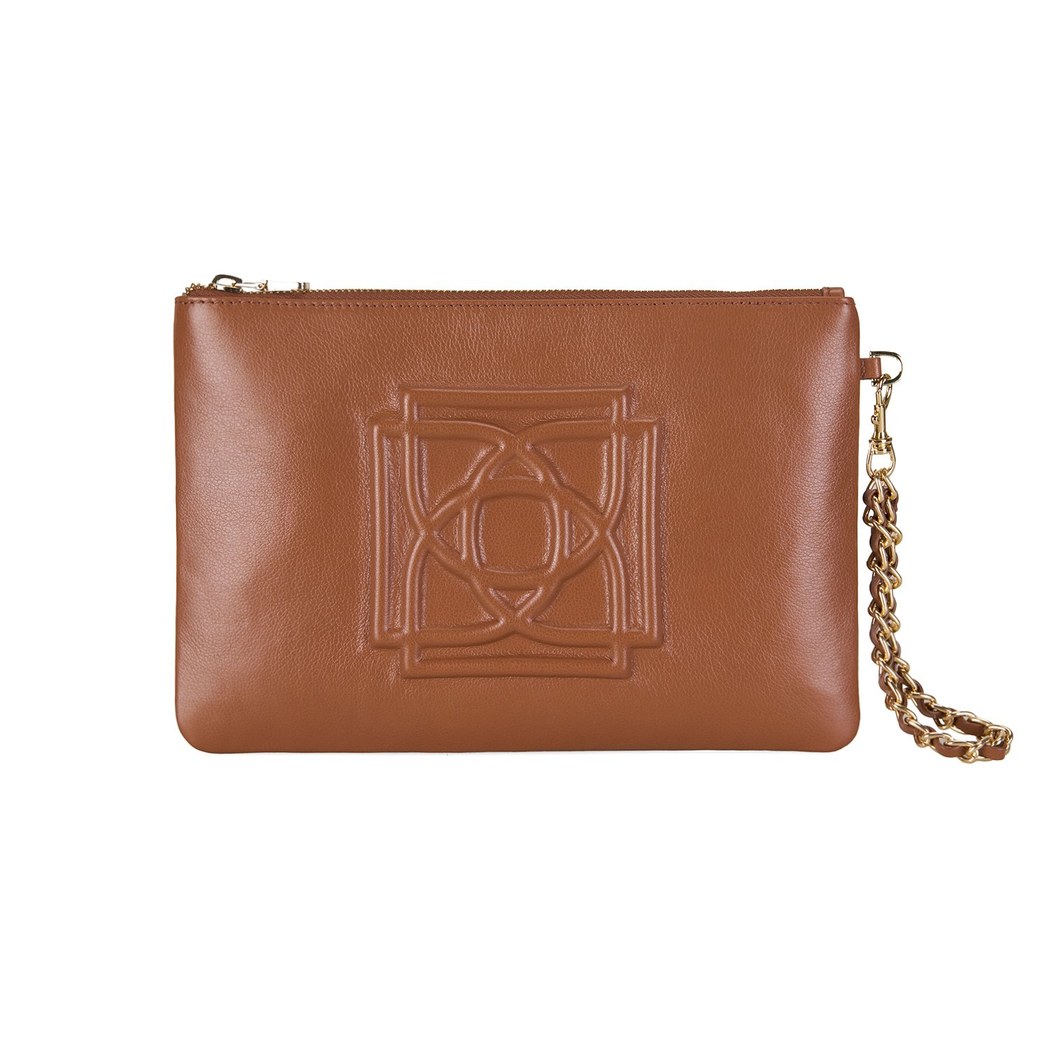 Vionya Kahve Kadın Deri El Çantası