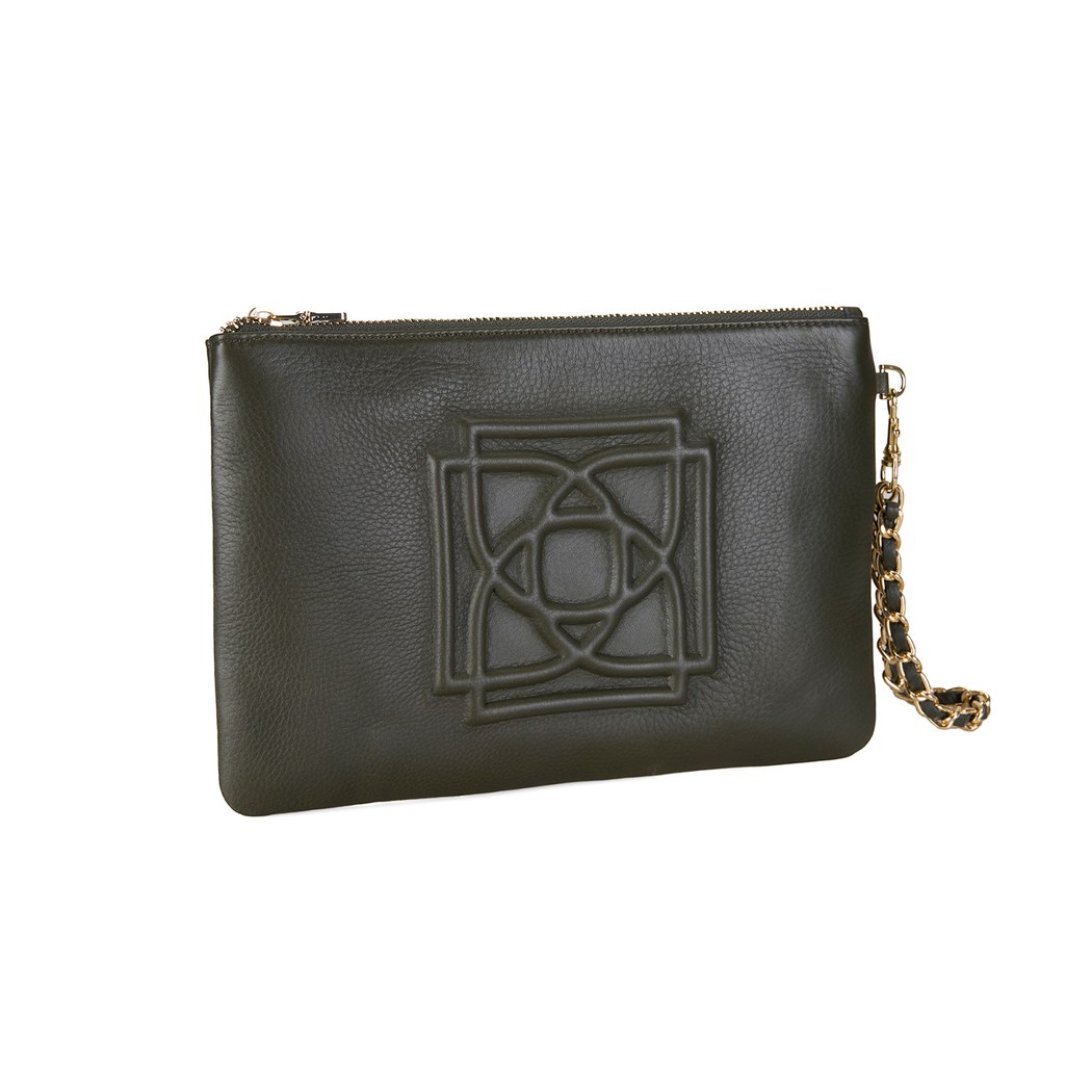 Vionya Siyah Kadın Deri El Çantası