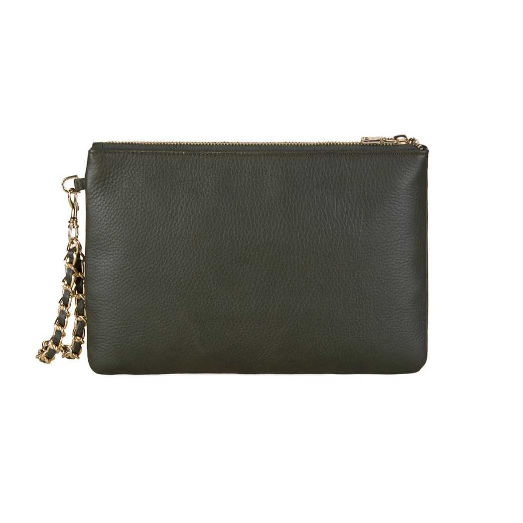 Vionya Siyah Kadın Deri El Çantası