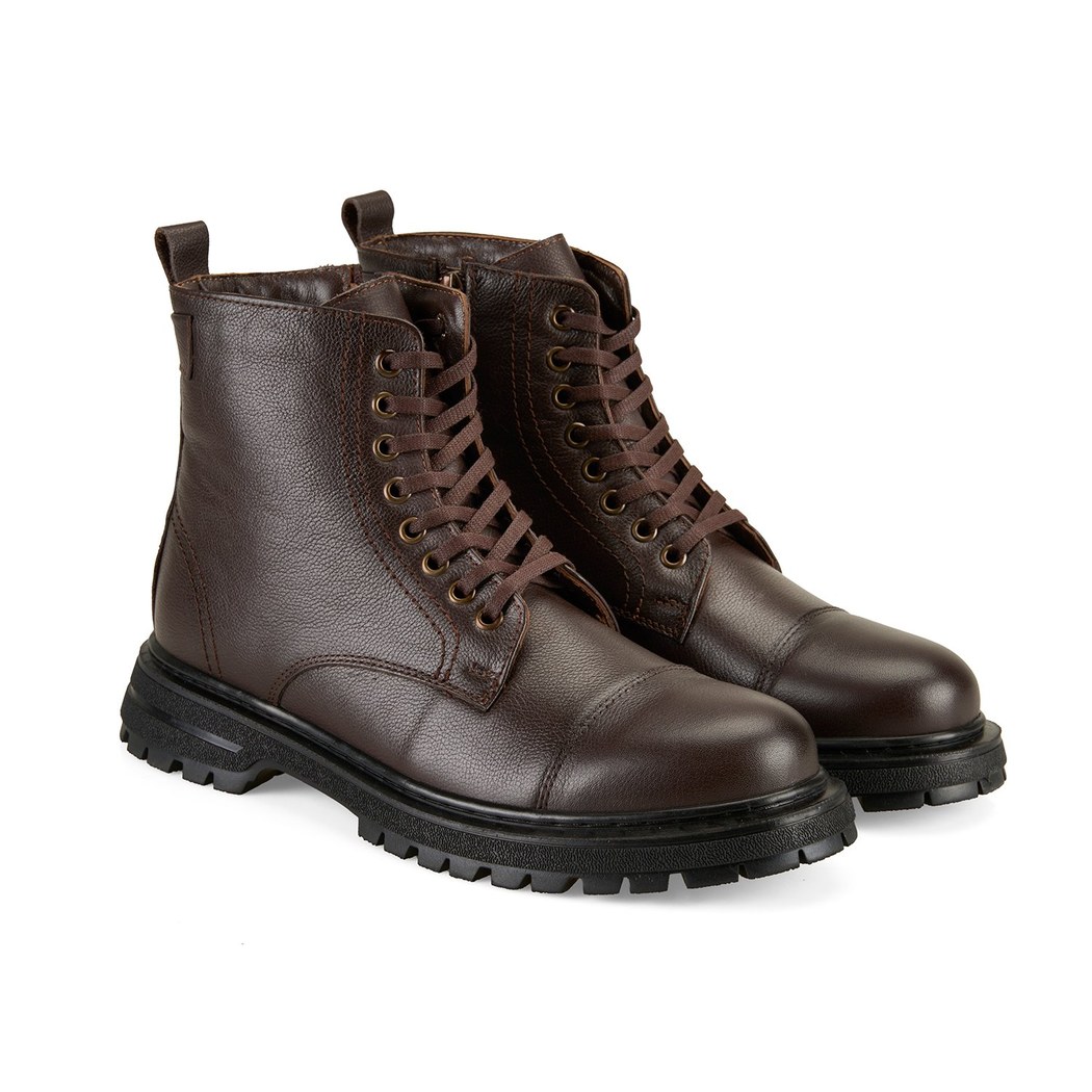 Virgina Koyu Kahve Erkek Deri Bot