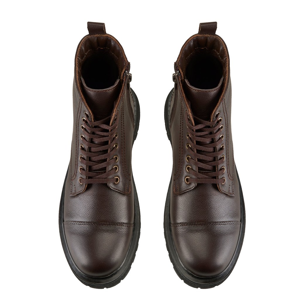 Virgina Koyu Kahve Erkek Deri Bot