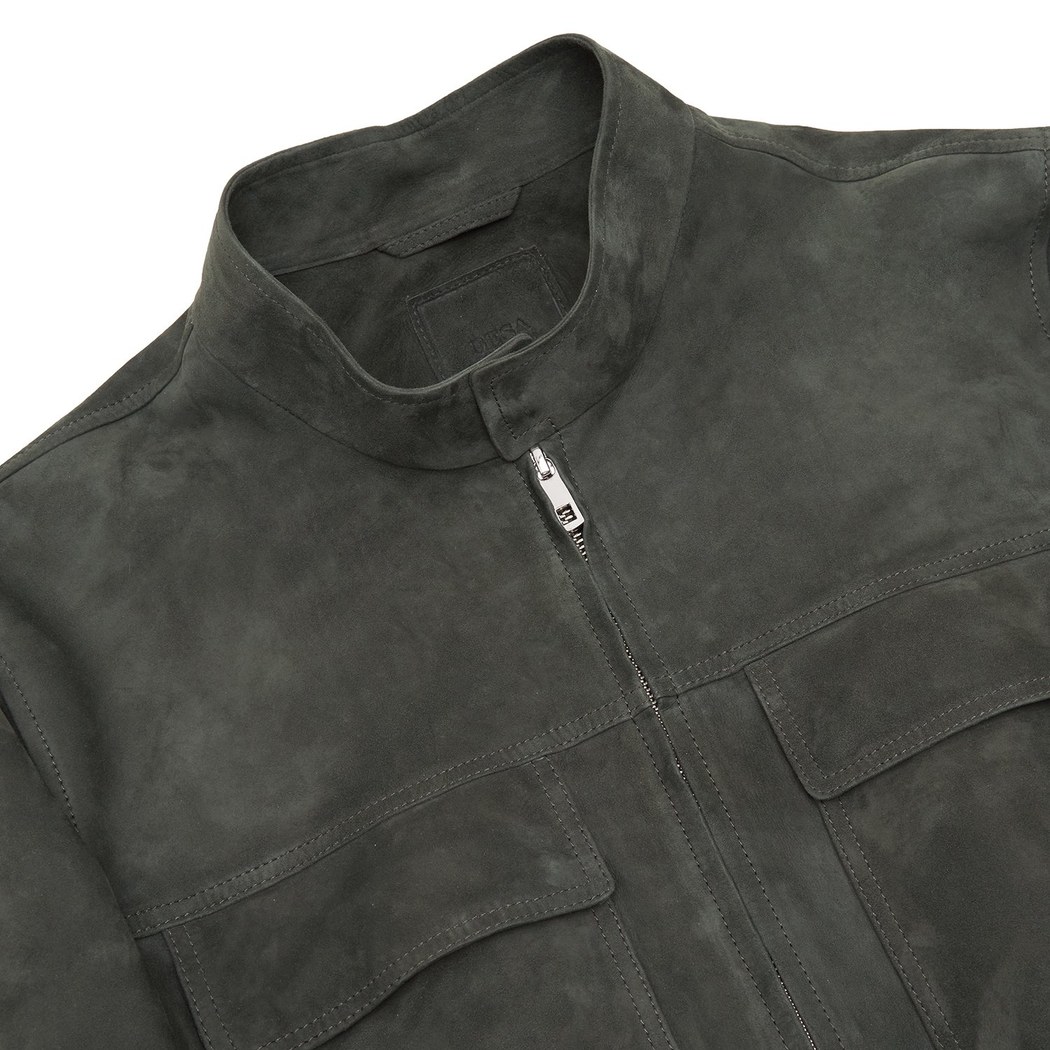 Vitale Erkek Süet Bomber Deri Ceket