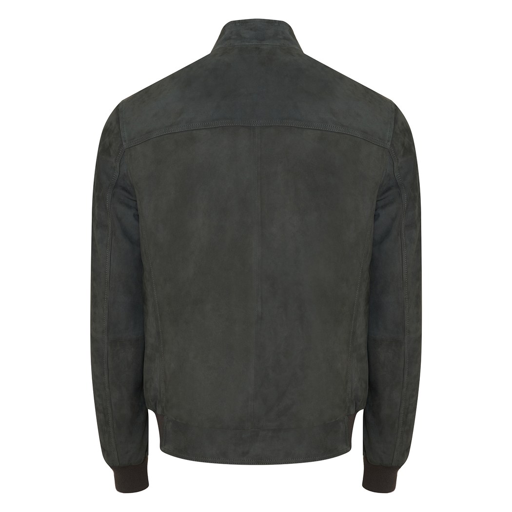 Vitale Erkek Süet Bomber Deri Ceket
