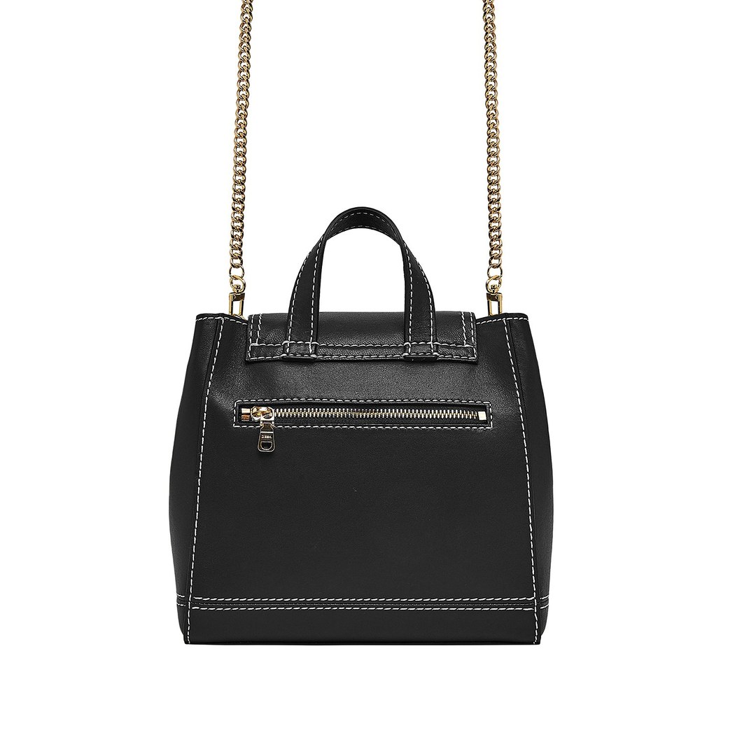 Voleta Kadın Zincir Detaylı Deri Omuz Çantası