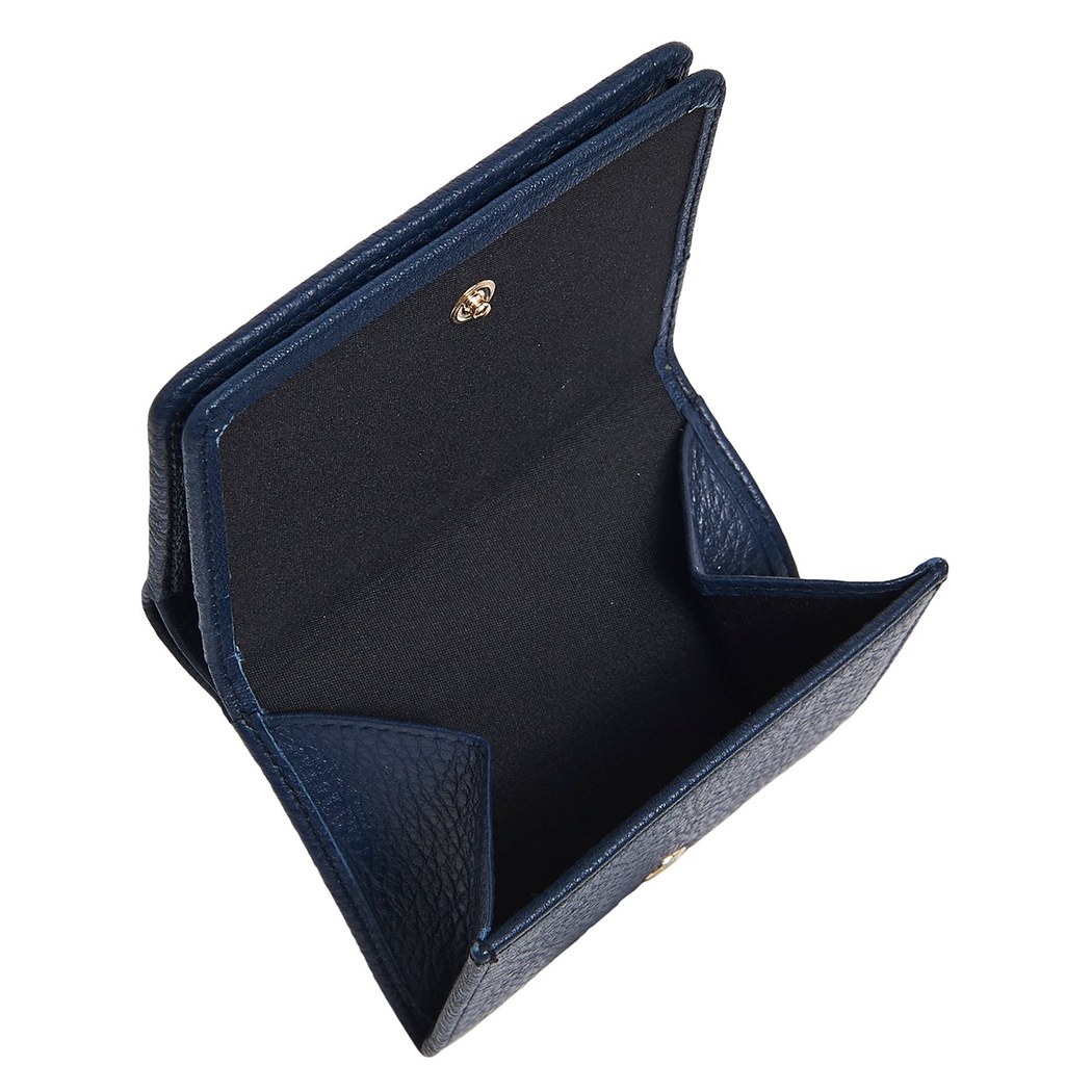 Waiwai Lacivert Kadın Deri Cüzdan
