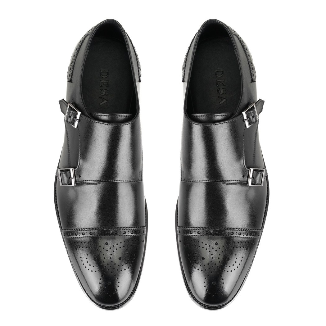 Wesley Siyah Erkek Deri Klasik Ayakkabı