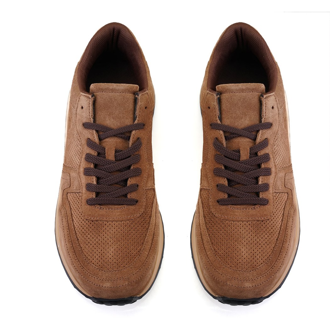 Willie Kahve Erkek Süet Deri Spor Ayakkabı