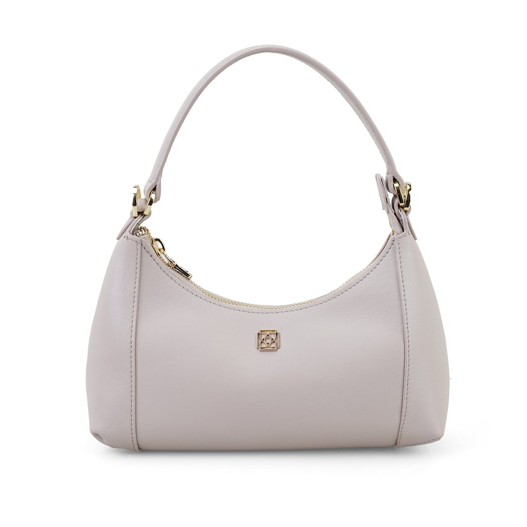 xxx Brielle Bej Kadın Deri Omuz Çantası