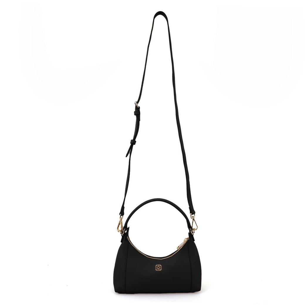 xxx Brielle Siyah Kadın Deri Omuz Çantası
