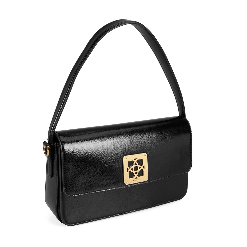 xxx Desa Logo Aksesuarlı Deri Omuz Çantası