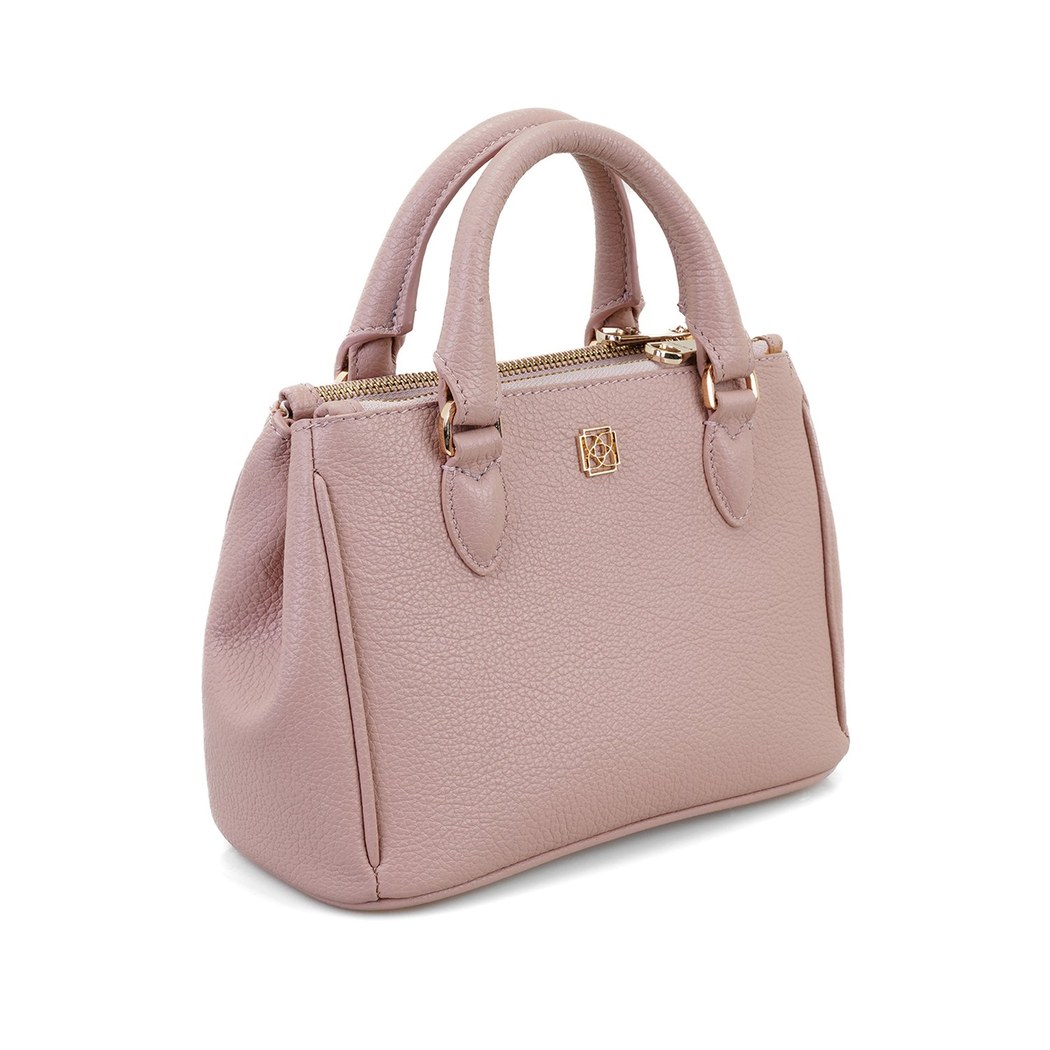 xxx Fleur Pudra Kadın Deri El Çantası