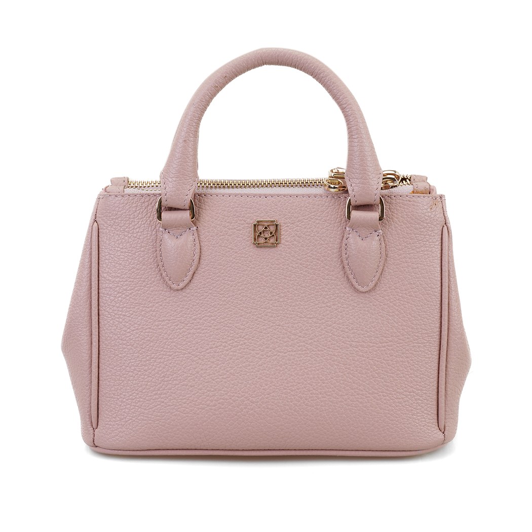 xxx Fleur Pudra Kadın Deri El Çantası