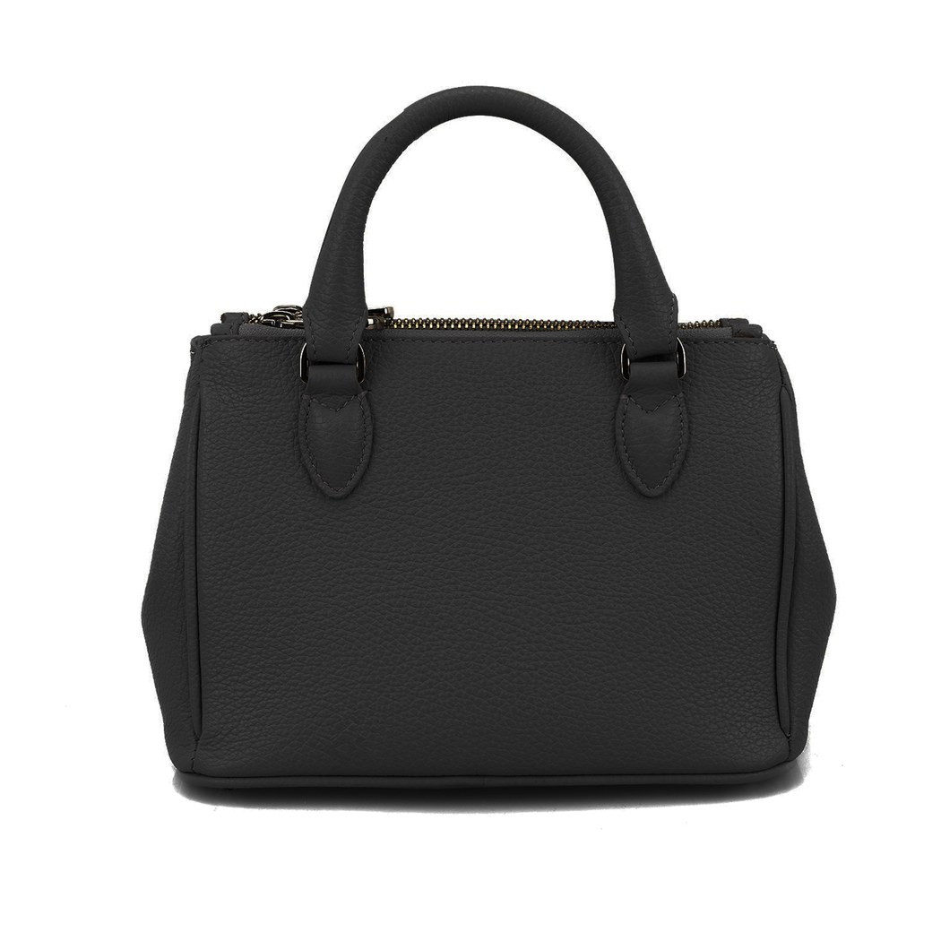 xxx Fleur Siyah Kadın Deri El Çantası