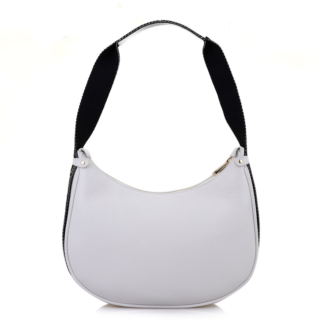 xxx Petunie Beyaz Kadın Desa Logo Askılı Deri Omuz Çantası