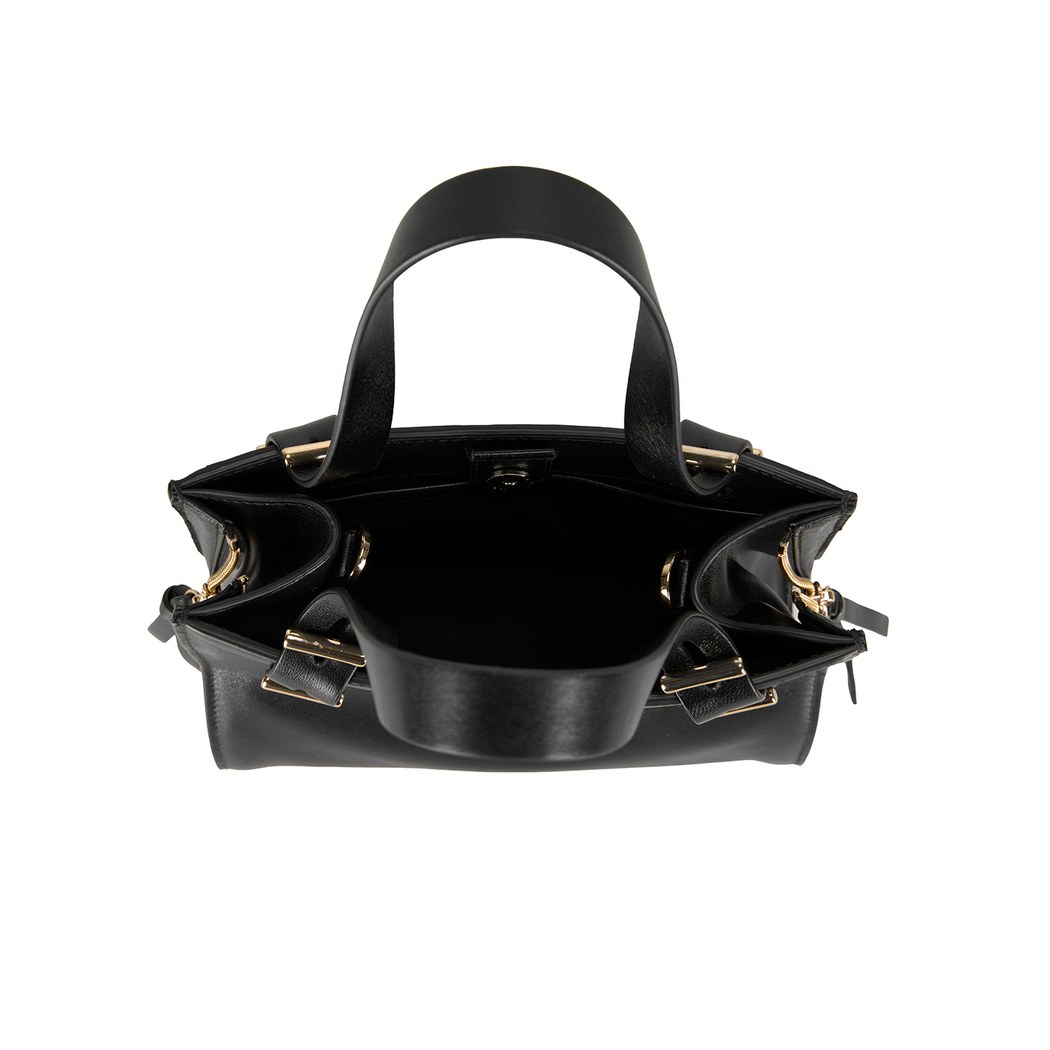 XXX(barkod değişikliği) Seven Small Siyah Kadın Deri Omuz Çantası