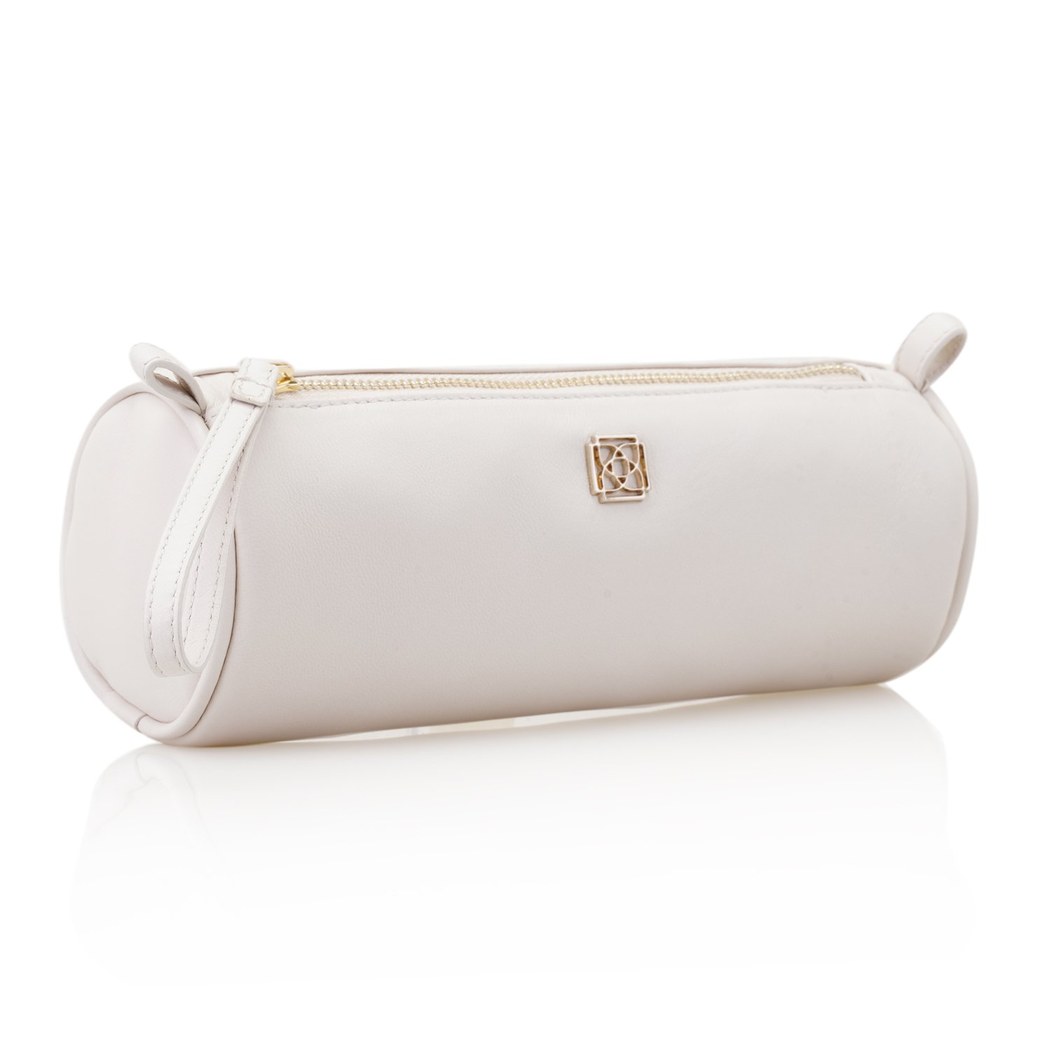 XXXBeyaz Napa Kalemlik/Makyaj/Tıraş Çantası