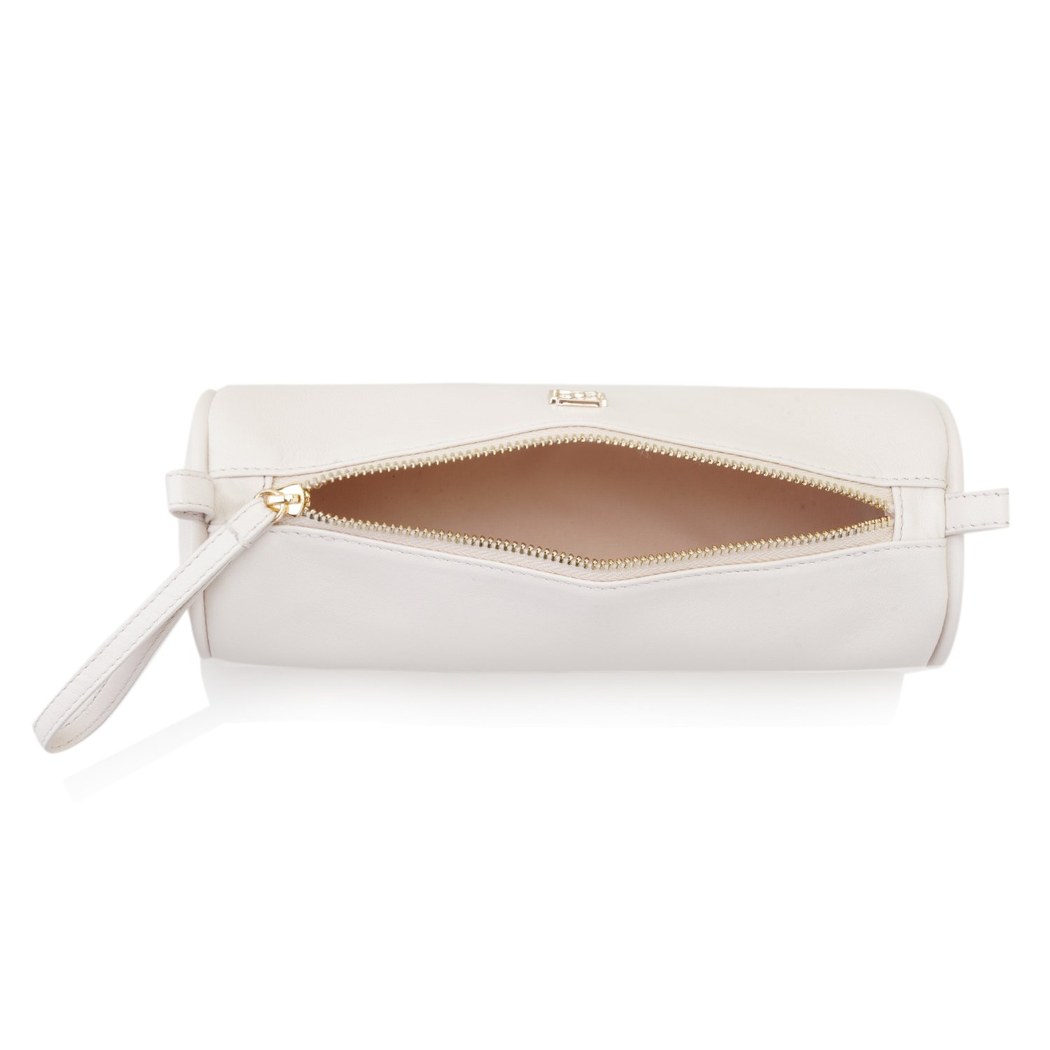 XXXBeyaz Napa Kalemlik/Makyaj/Tıraş Çantası