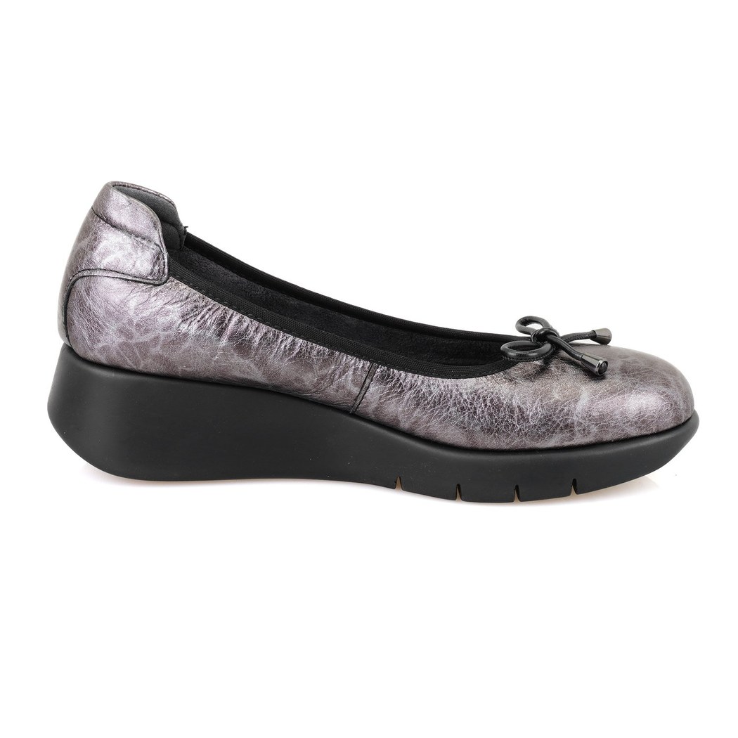 XXXBrunel Gri Kadın DesaComfort Deri Günlük Ayakkabı