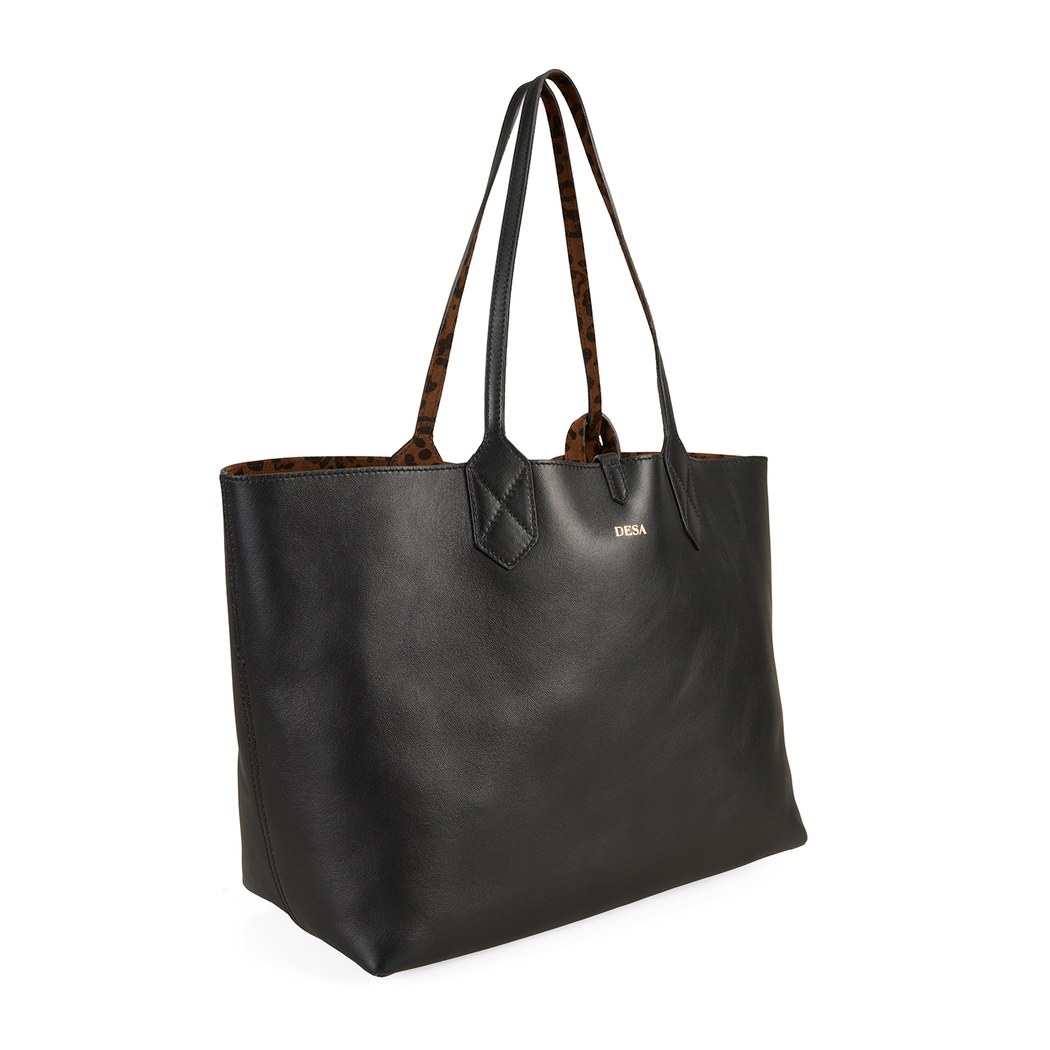 XXXEmely Leopar Kadın Çift Taraflı Deri Omuz Çantası