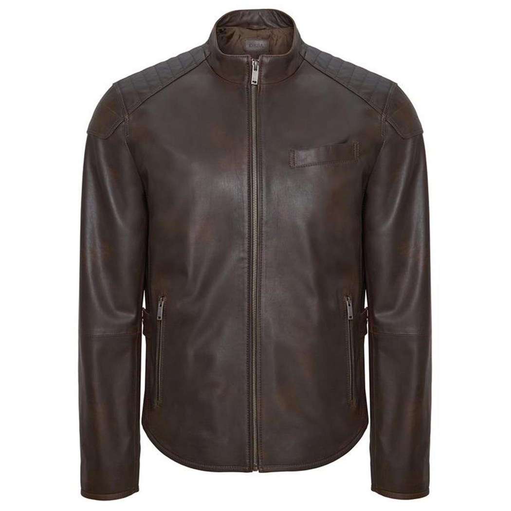 XXX(fiyat hatası)Dugan Kahve Erkek Deri Mont