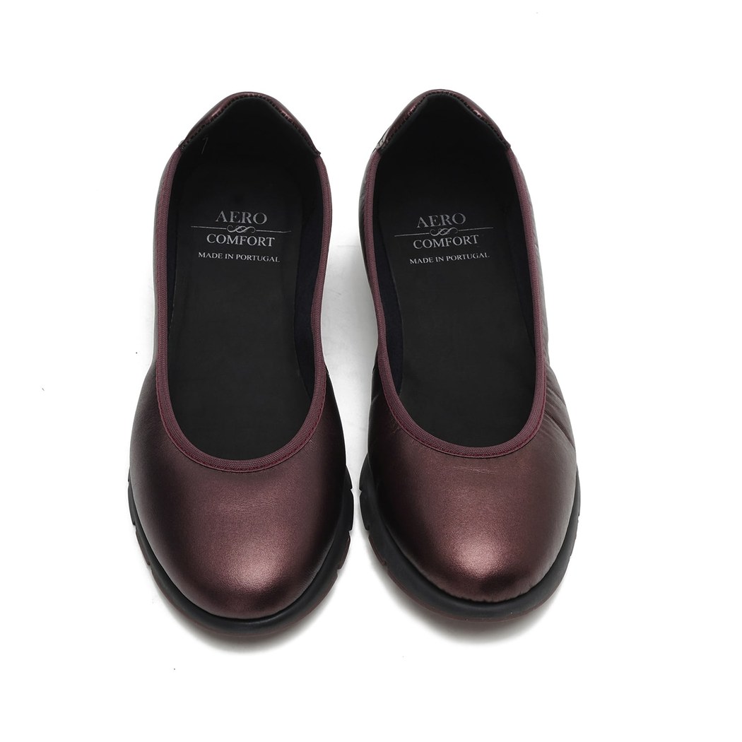 XXXKadın Bordo Deri DesaComfort Ayakkabı