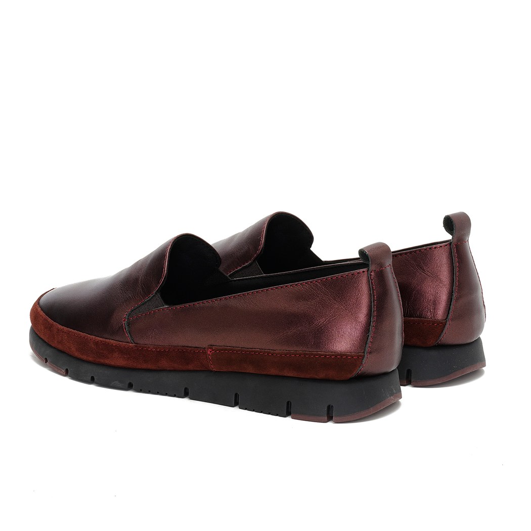 XXXKadın Bordo Deri DesaComfort Ayakkabı