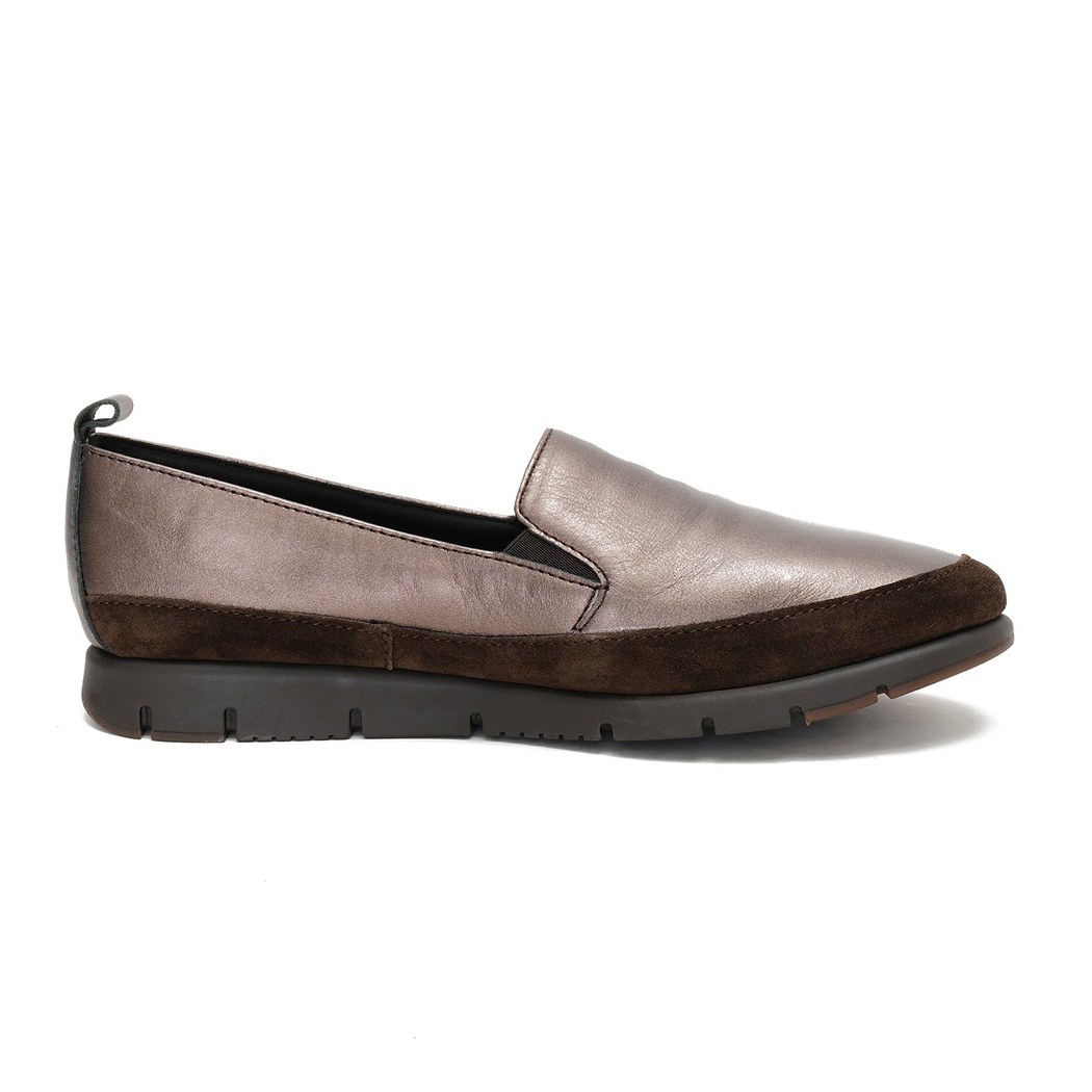 XXXKadın Gümüş Deri DesaComfort Ayakkabı