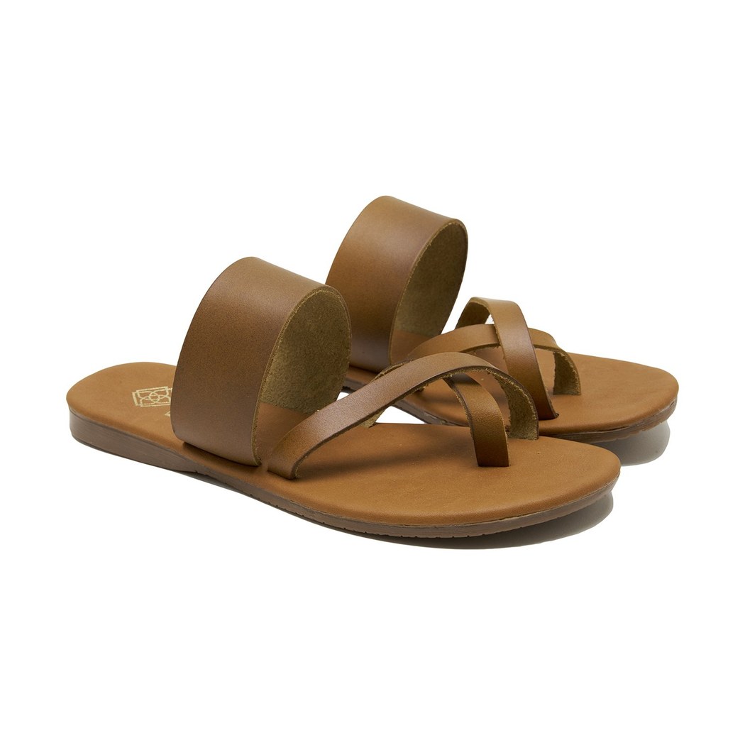 XXXLeila Taba Kadın Deri Terlik