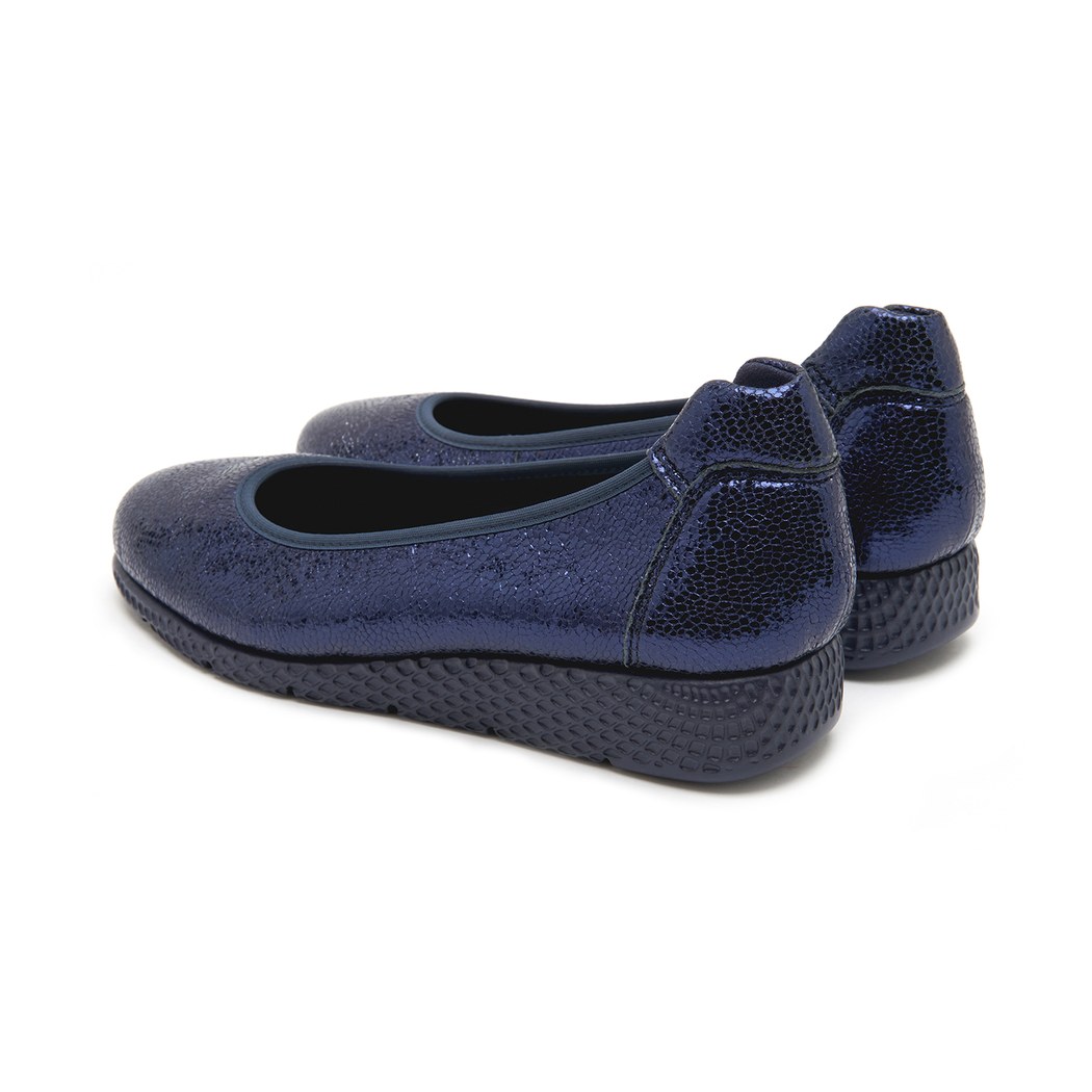 XXXMaid Comfort Metalik Lacivert Kadın Deri Günlük Ayakkabı