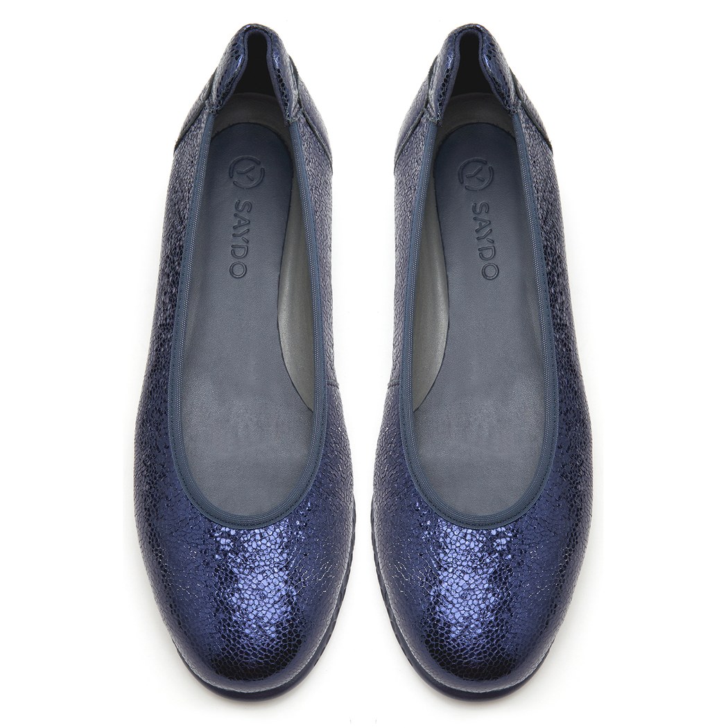 XXXMaid Comfort Metalik Lacivert Kadın Deri Günlük Ayakkabı