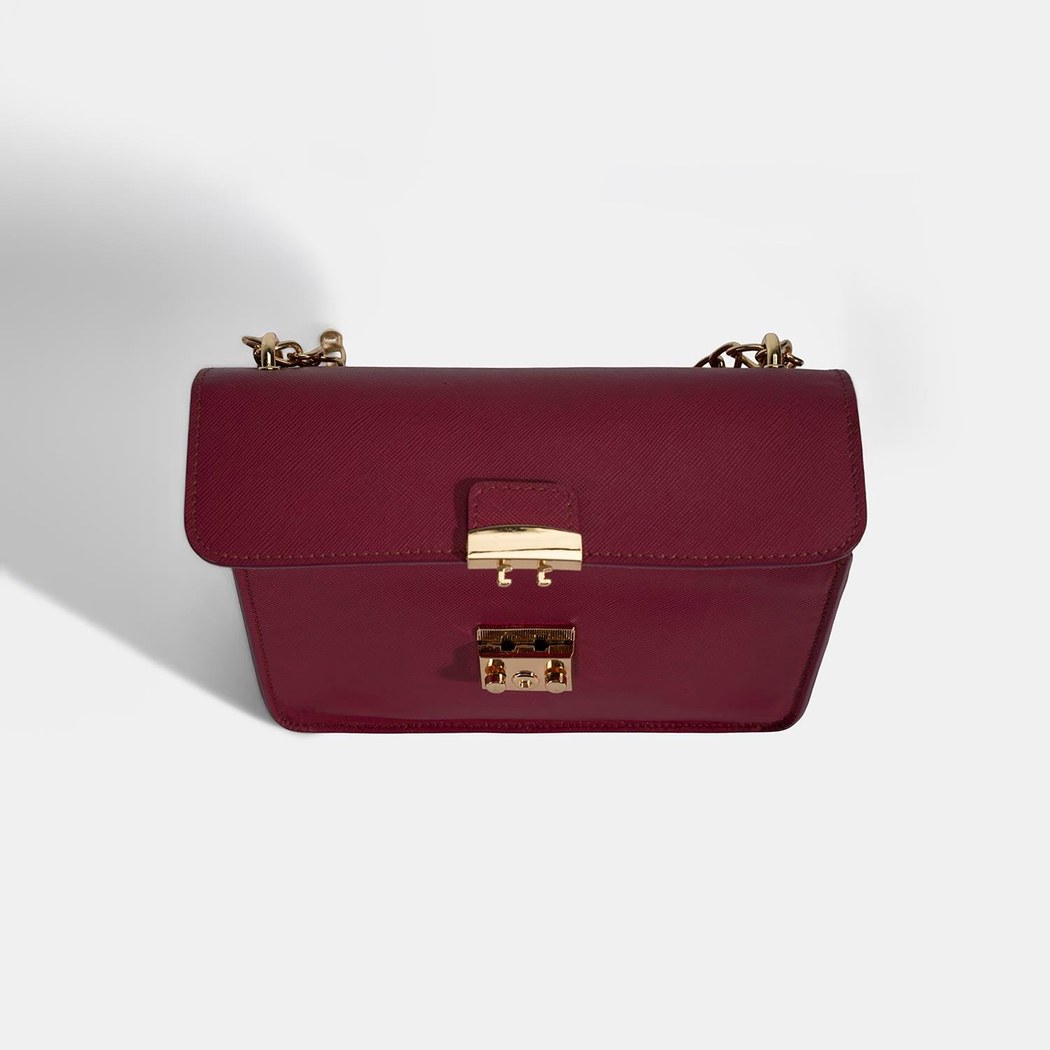 XXXVital Fuşya Kadın Deri Omuz Çantası