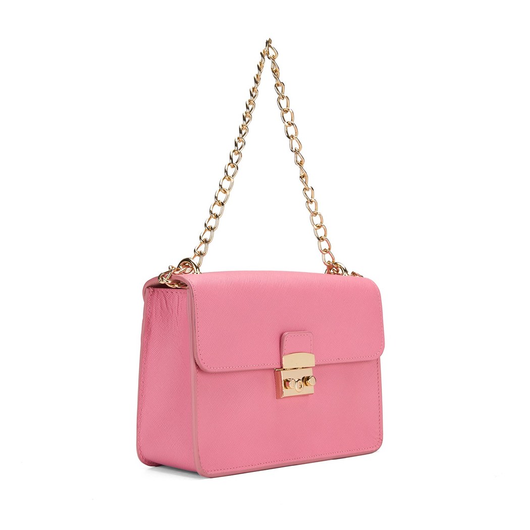 XXXVital Pembe Kadın Deri Omuz Çantası