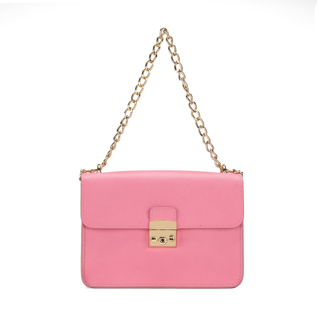 XXXVital Pembe Kadın Deri Omuz Çantası