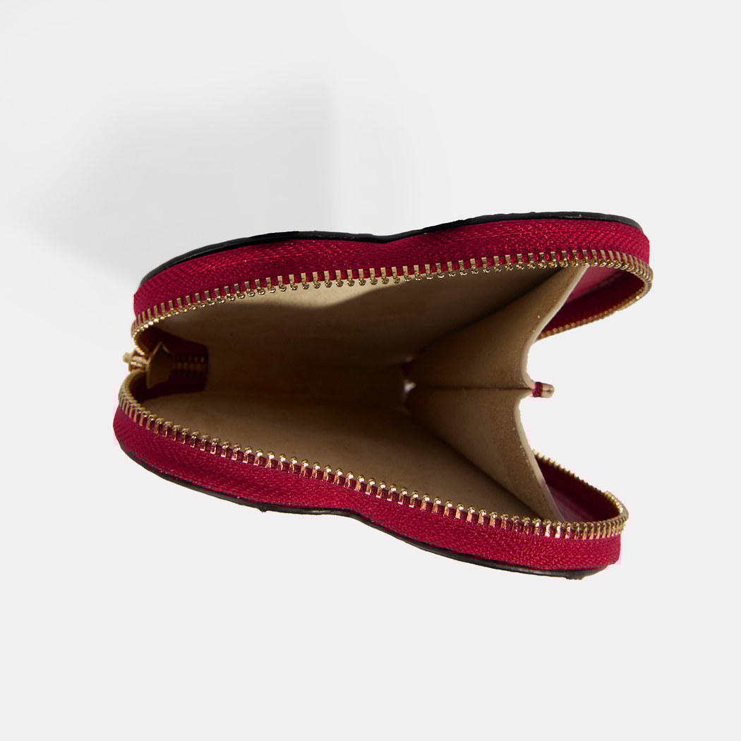 Yelena Kalpli Pembe Deri Cüzdan