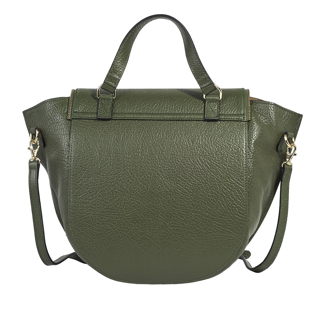 Yeşil Ansia Kadın Deri El Çantası