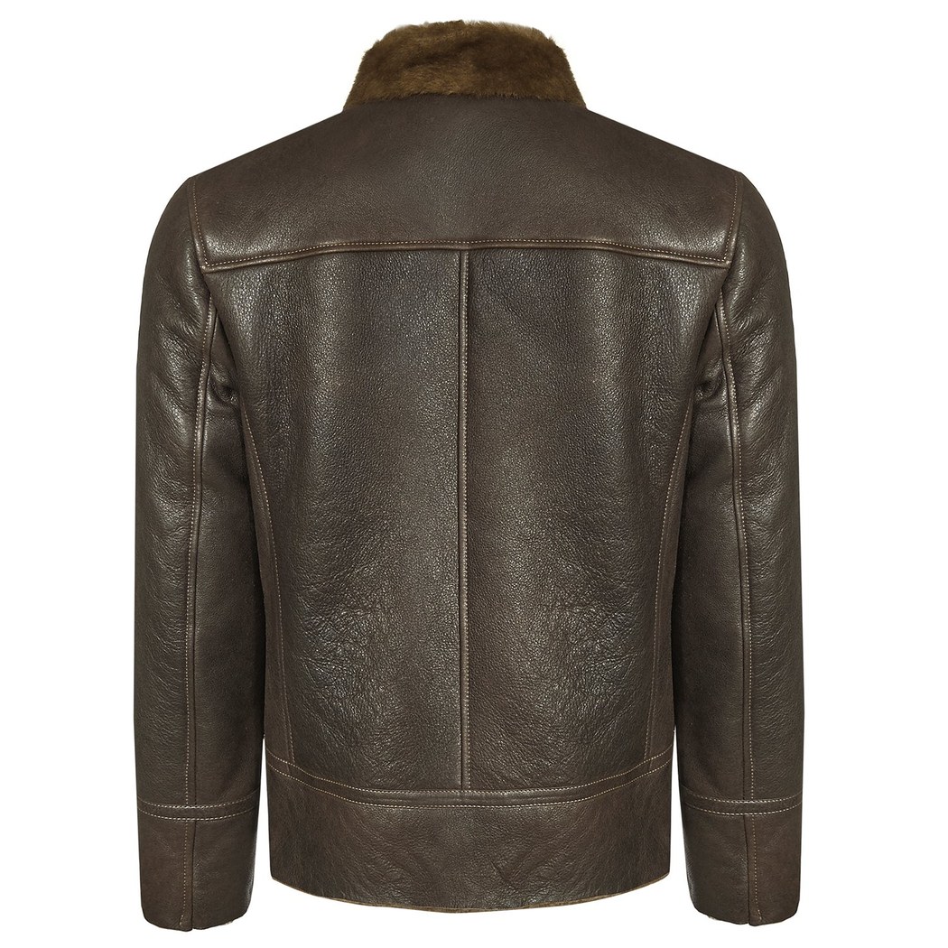 Yeşil Decenzio Erkek Kürk Mont