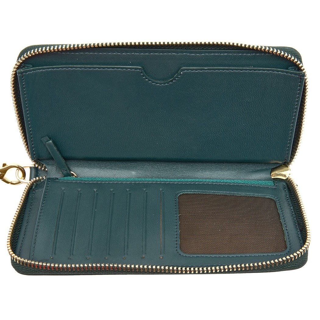 Yeşil Kadın Deri Cüzdan