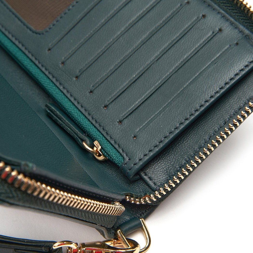 Yeşil Kadın Deri Cüzdan