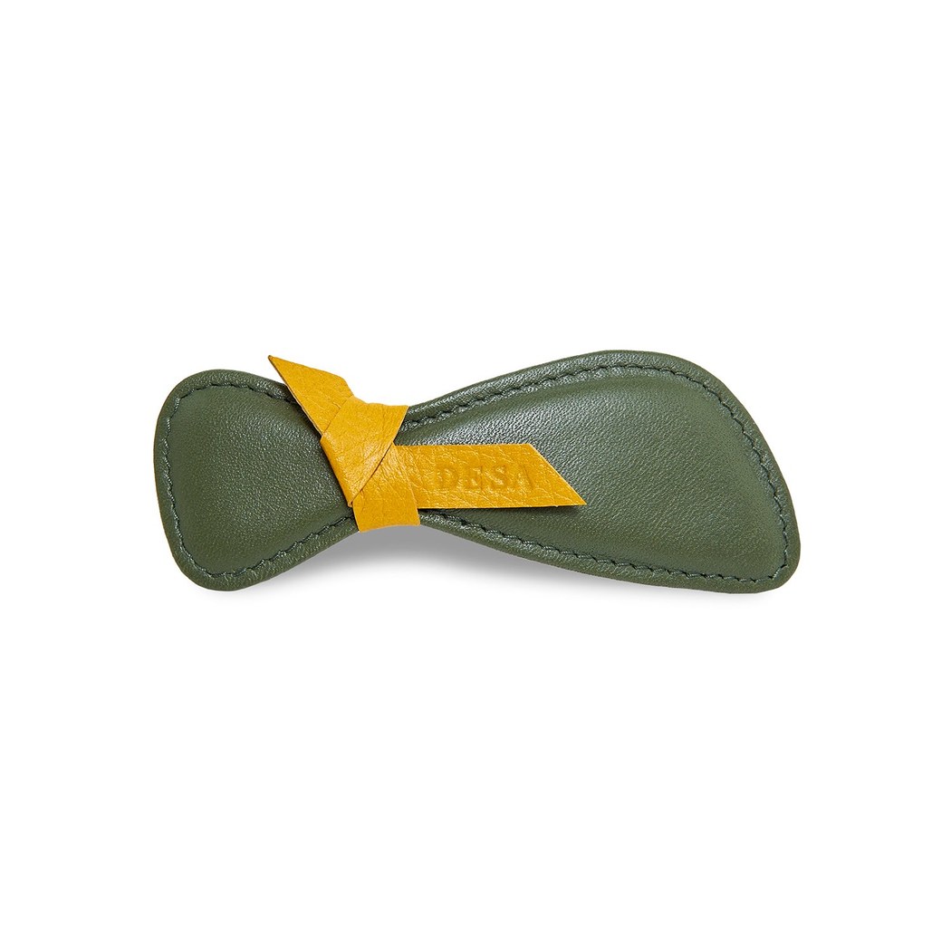 Yeşil Lucie Kadın Deri Toka