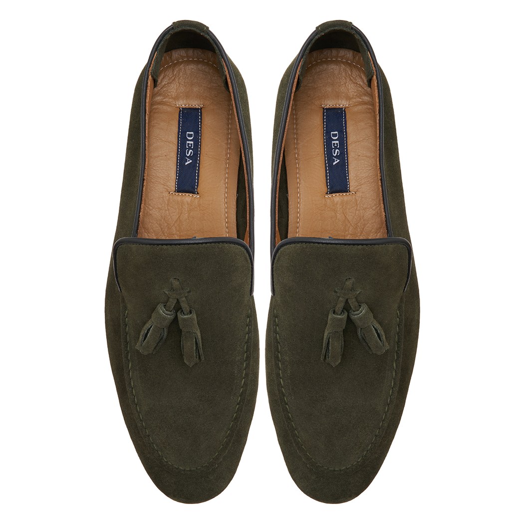 Yeşil Philip Erkek Süet Loafer
