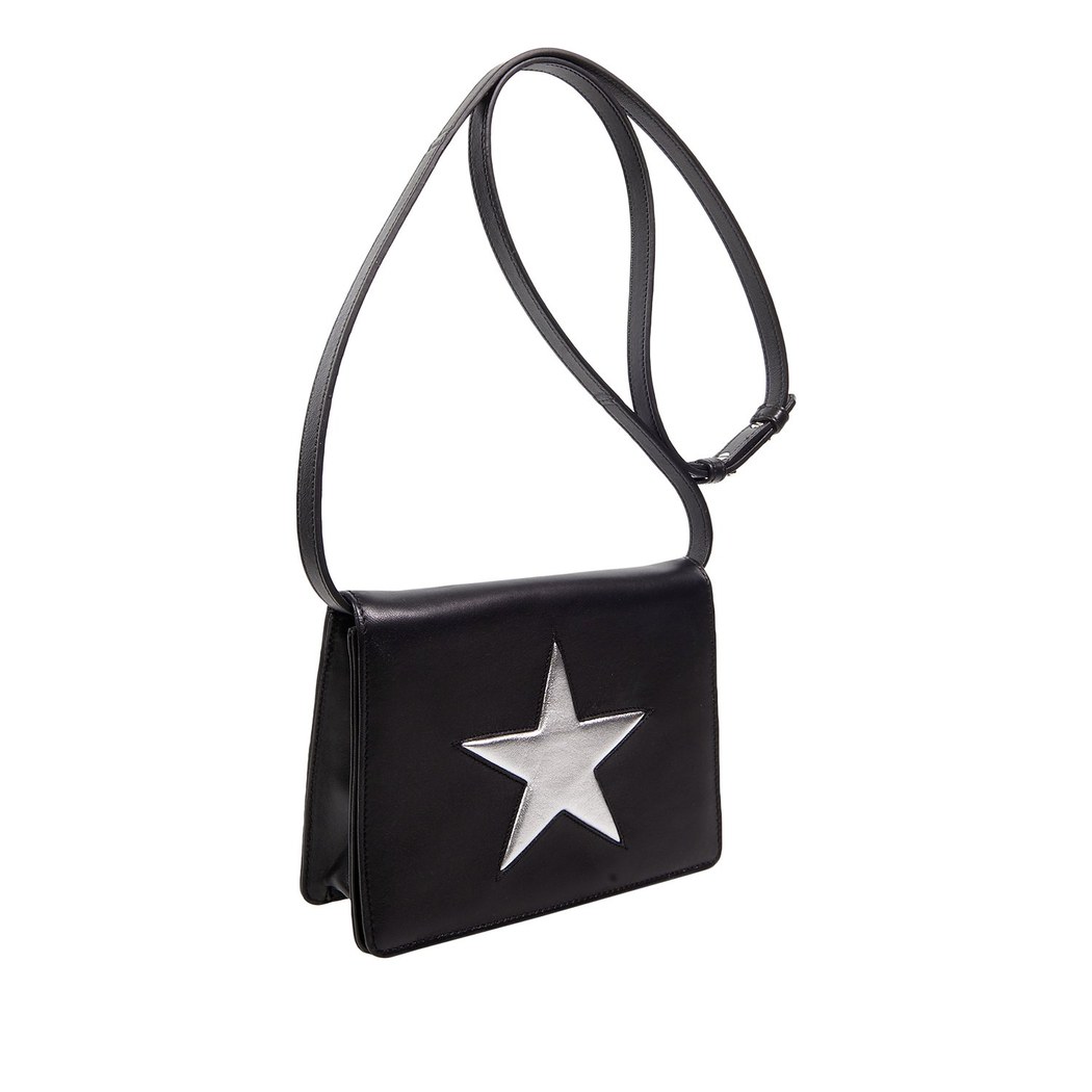 Yıldızlı Kadın Deri Omuz Askılı Çanta