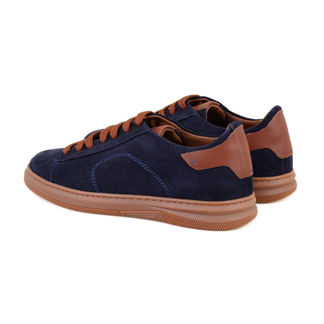 Zach Lacivert Erkek Süet Deri Spor Ayakkabı